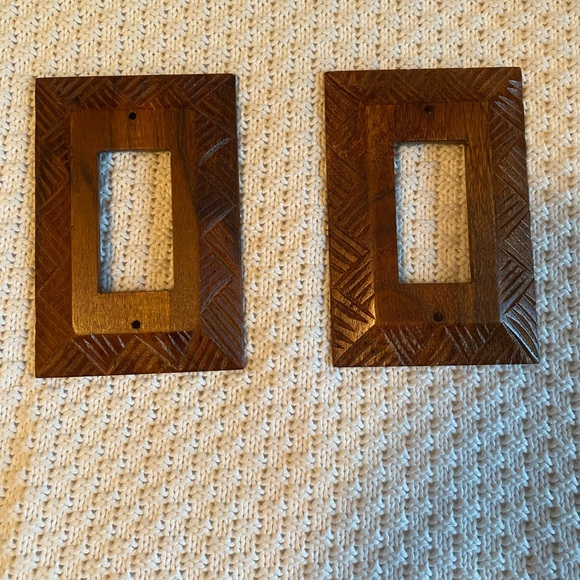 Brown Bohemian light switch covers from UO!